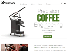 Tablet Screenshot of blossomcoffee.com
